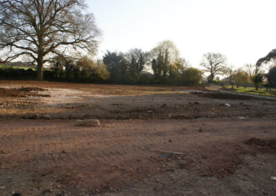 Soft landscaping and planting in progress by Abbey Garden Design, Sussex