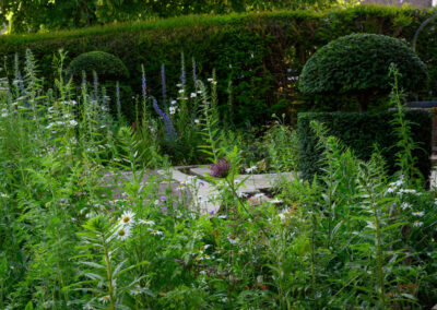 Finished soft landscaping and planting by Abbey Garden Design, Sussex
