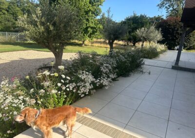 Mayfield garden landscaping by Abbey Garden Design, Sussex