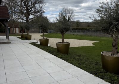 Mayfield garden landscaping by Abbey Garden Design, Sussex